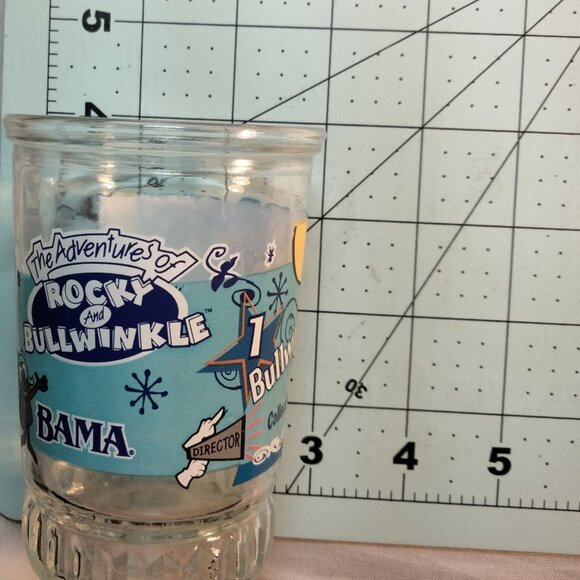 The Adventures Of Rocky Bullwinkle Glass 1 Bama 8 0z - Picture 4 of 8